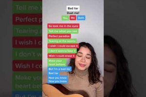 bad liar – imagine dragons 🎤 #duet #karaoke #badliar #imaginedragons