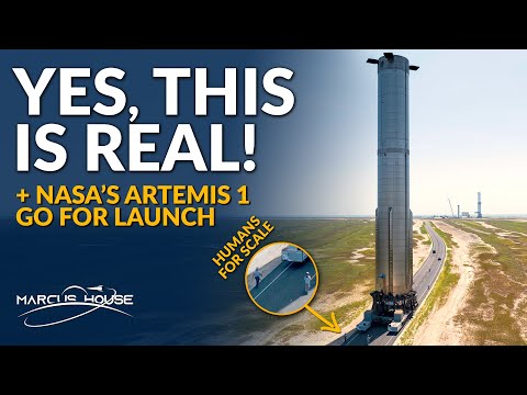 SpaceX Starship Booster Rolls in for Static Fire Campaign, SLS Go for Artemis 1 launch