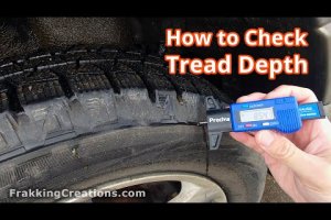 How to check tire tread depth | How to use a digital tread depth gauge