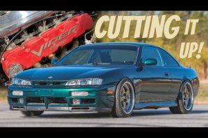 I CRAMMED a Viper V10 In My JUNK Nissan 240sx