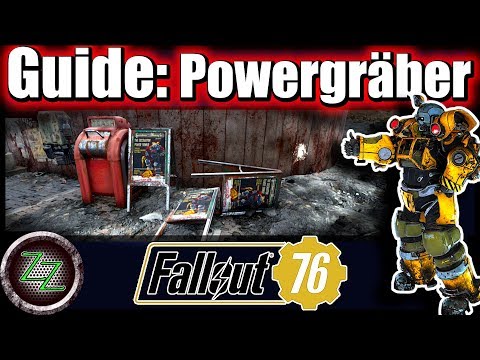 Fallout 76 Guide (Deutsch/German) Powergräber Quest – Bagger Power Rüstung – Power Armor Station