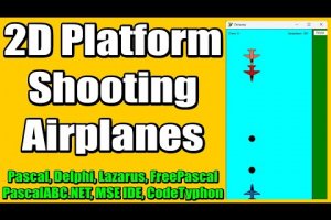 2D Платформер / Platform Game Shooting Airplanes / Programming / Gamedev / Delphi, Pascal, Lazarus