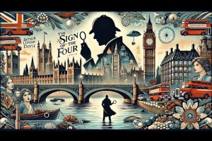 The Sign of the Four: A Sherlock Holmes Mystery of Treasure, Treachery, and Vengeance 🔎💎🏹