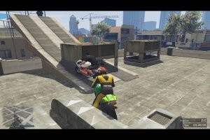 GTA 5 Online ქართულად | Motorcycle Parkour + Lucky Stunt [LP#47]