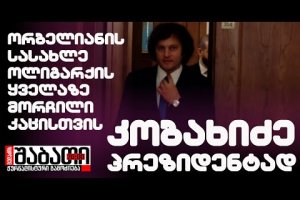‼ კობახიძე პრეზიდენტად – ორბელიანის სასახლე ოლიგარქის ყველაზე მორჩილი კაცისთვის